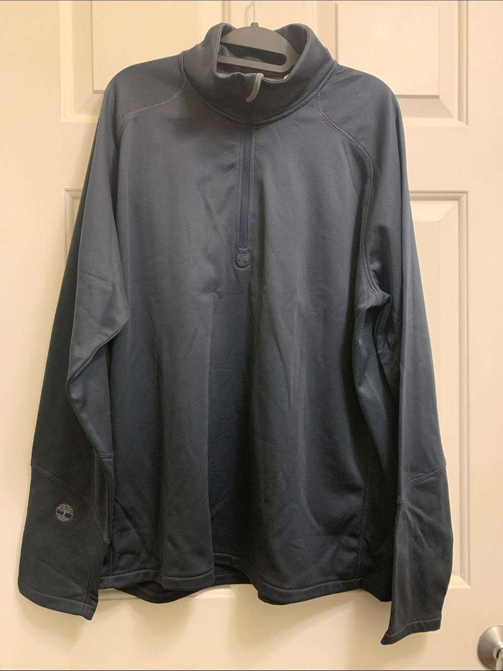 Timberland Men's Navy quarter zip Lightweight Pullover